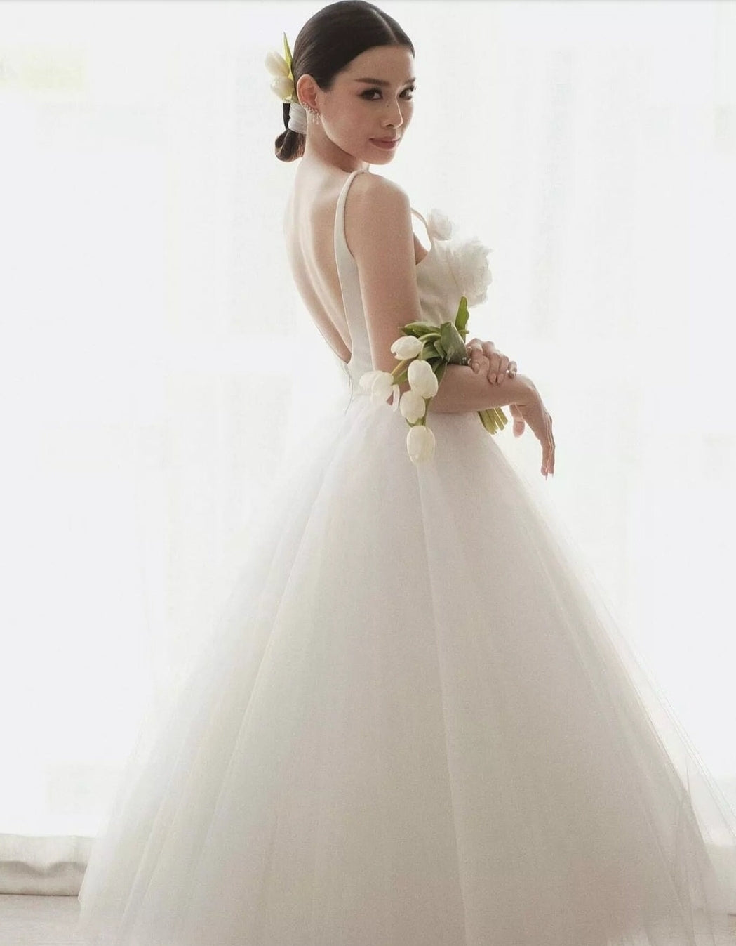 A Simple Bouquet Of Beauty Dress