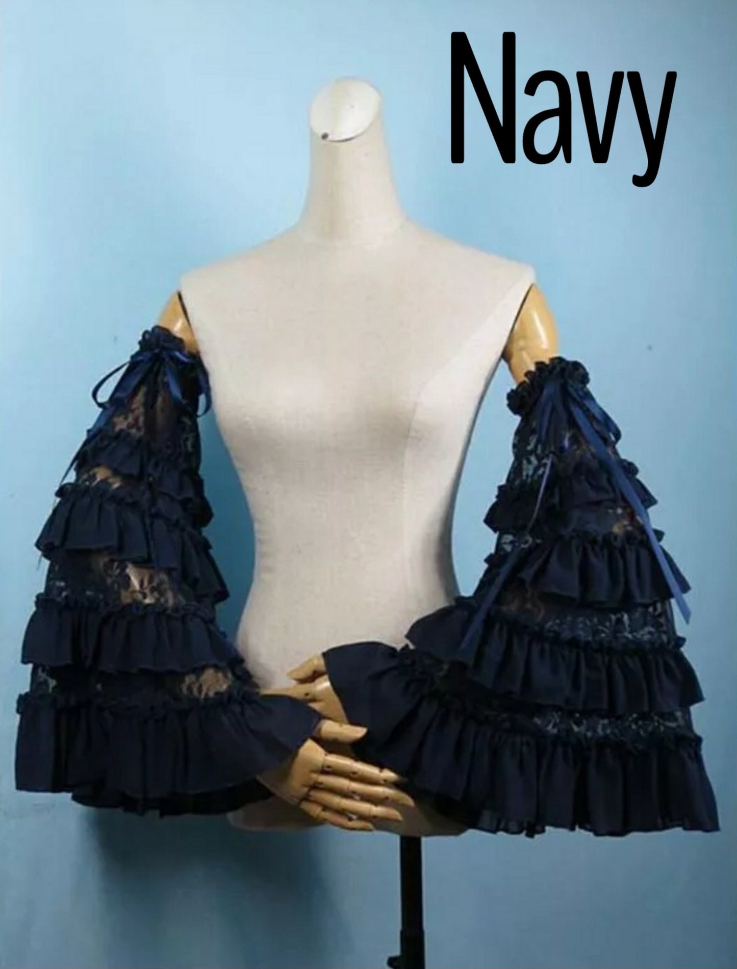 Lolita Tiered Ruffle Flare Detached Full Sleeves