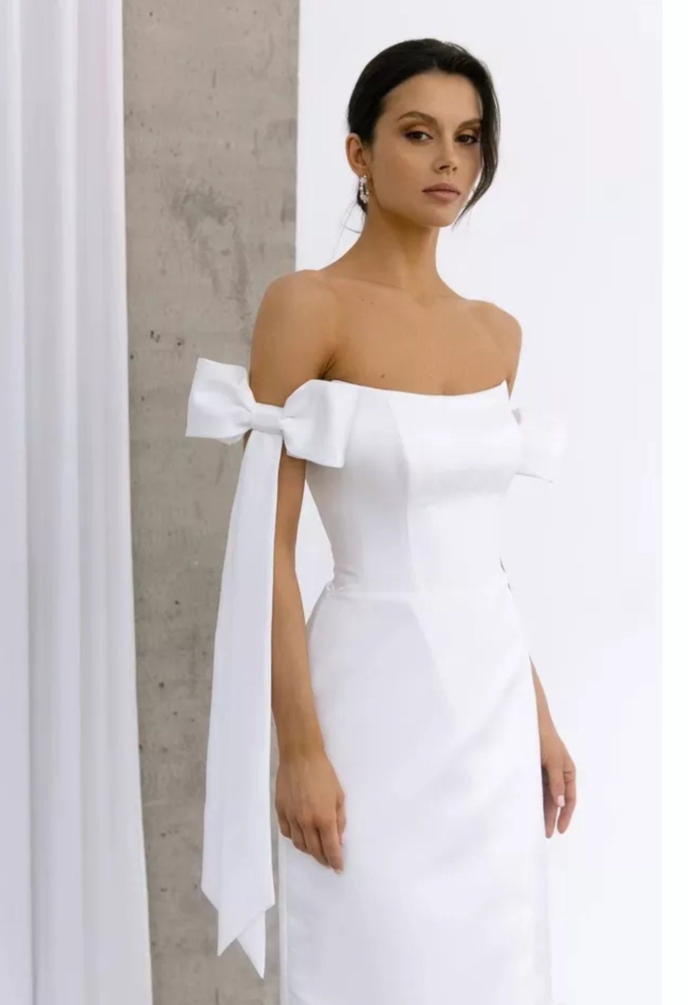 Detached Bicep Bow Knot Sleeves