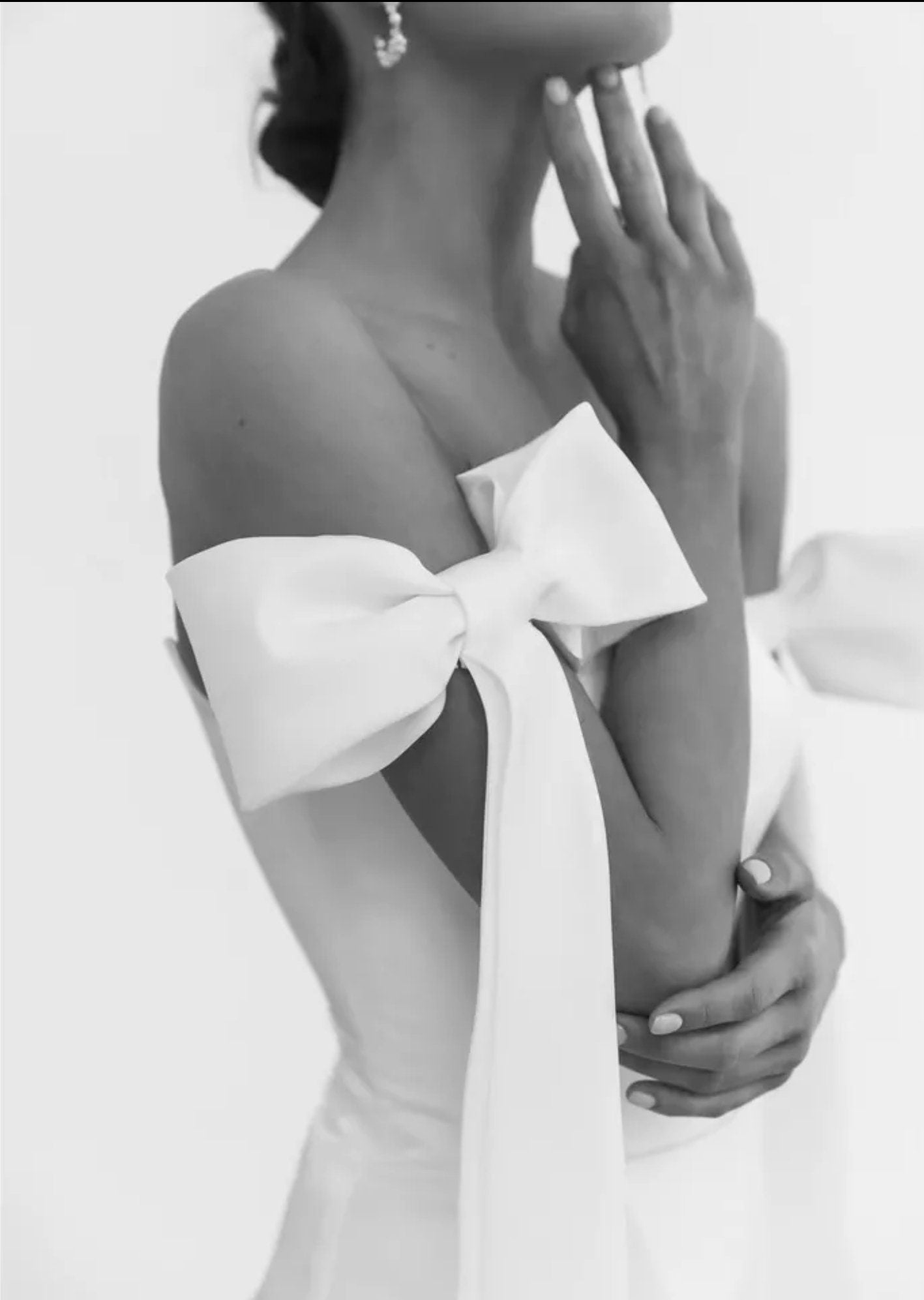 Detached Bicep Bow Knot Sleeves