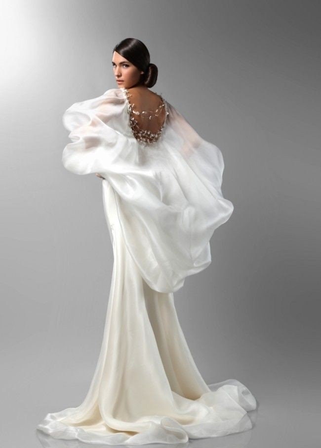 Organza Bubble Pullover Bridal Bolero