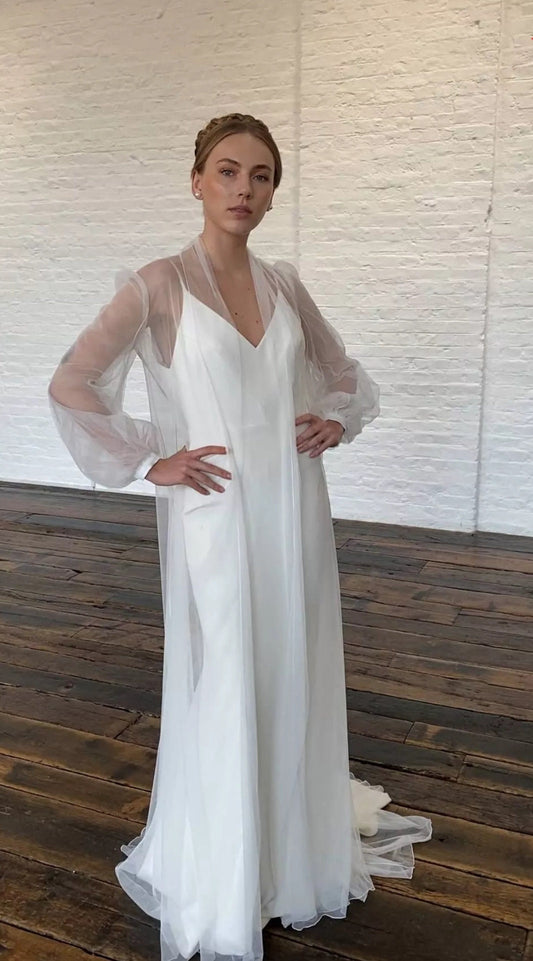 Simple & Classy Minimalist Long Sleeve Cape