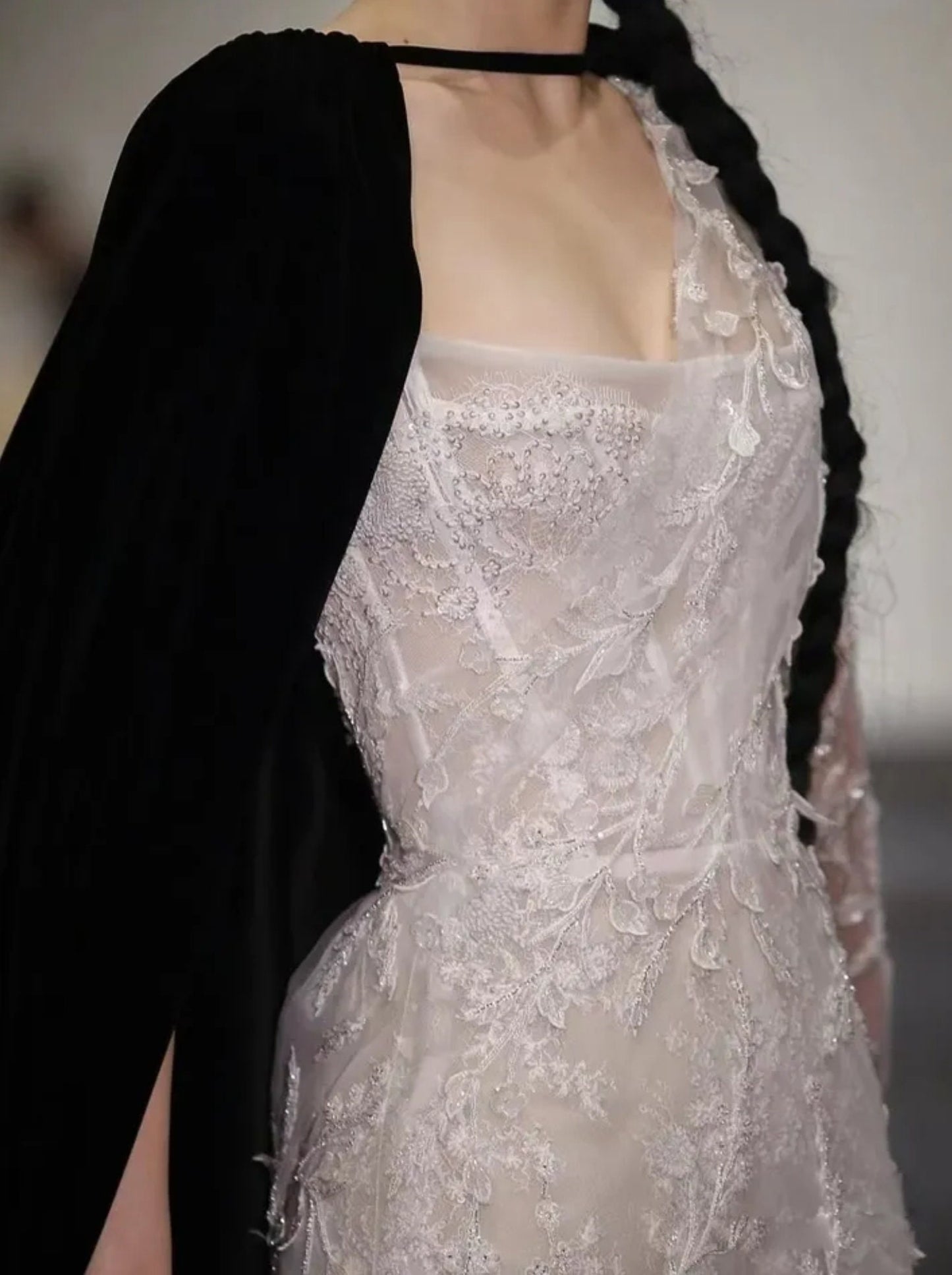 Velvet Floor Length Special Occasion Bridal Cape