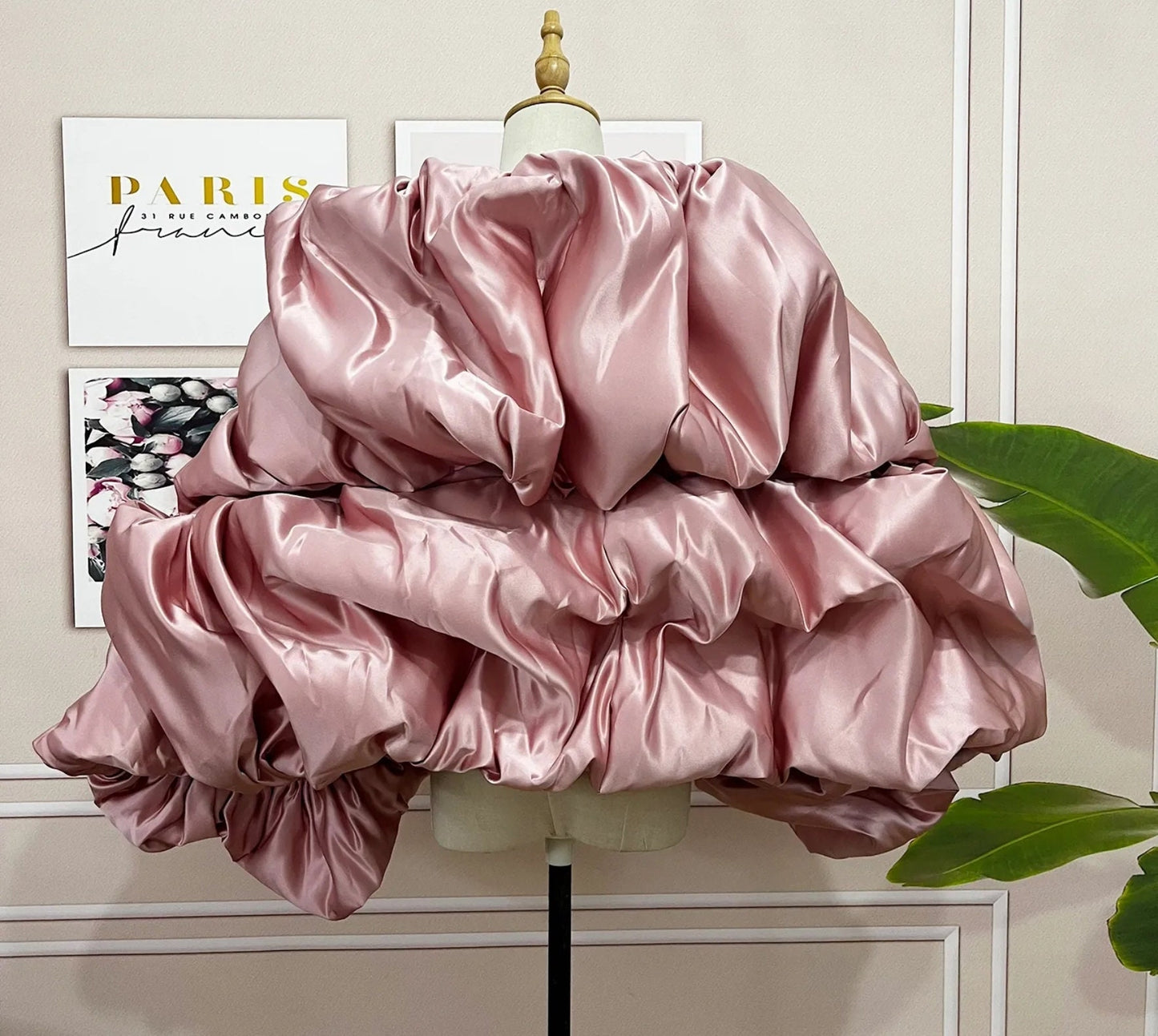 Voluminous Puff Style Bolero Off The Shoulder Shrug Cape