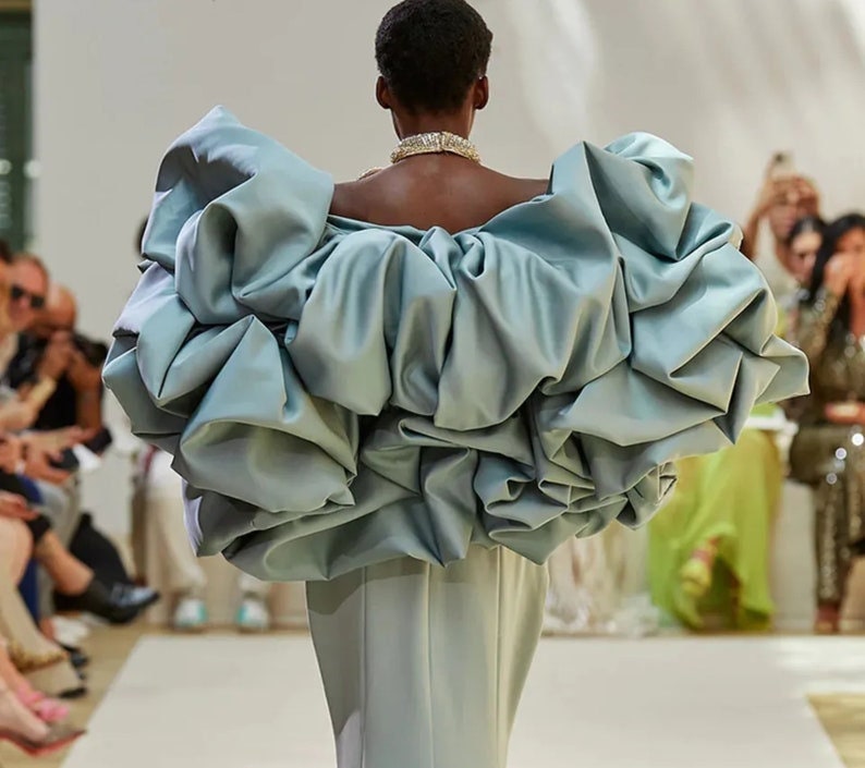 Voluminous Puff Style Bolero Off The Shoulder Shrug Cape