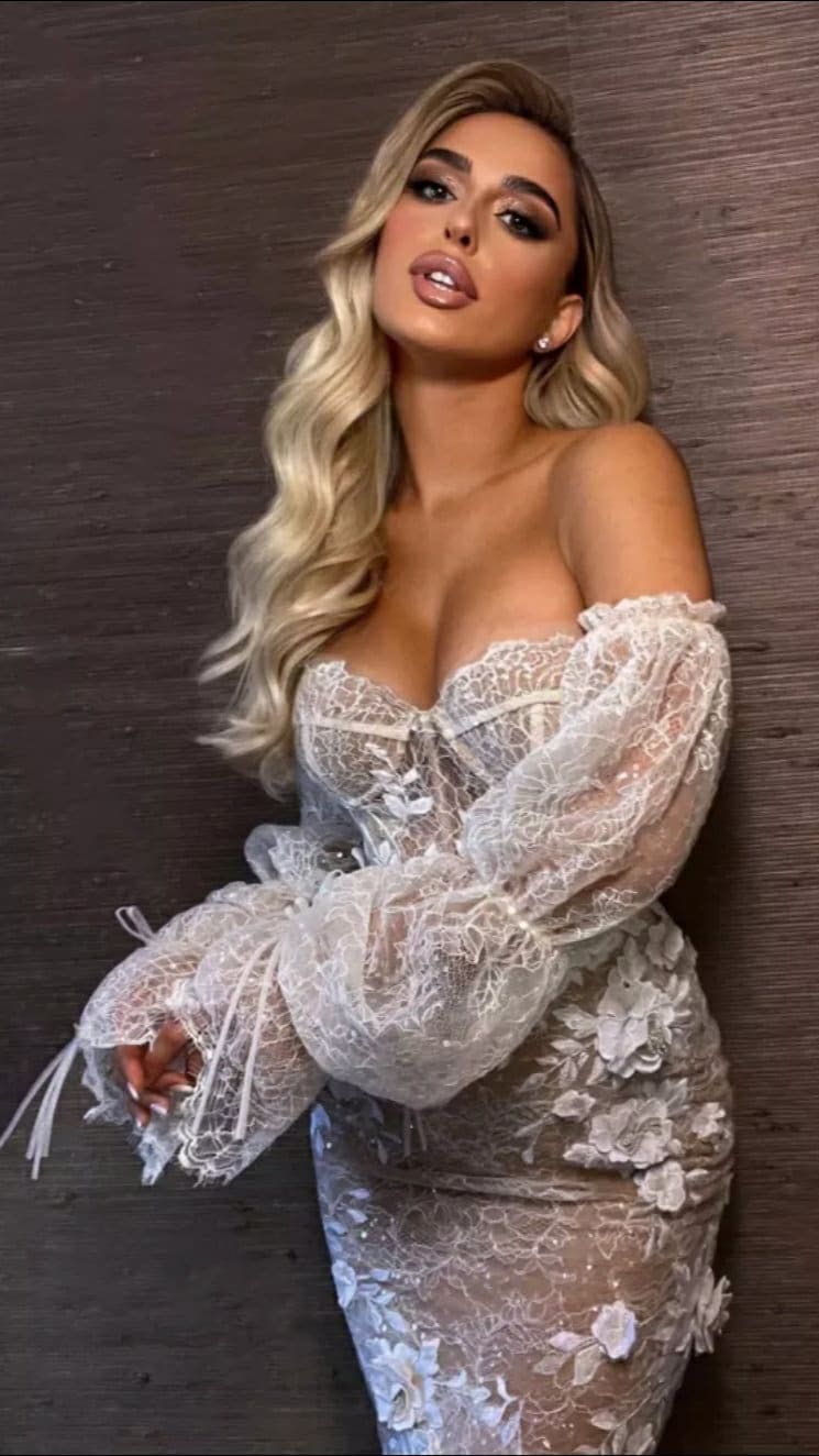 Detached Floral Lace & Ribbon Sleeves