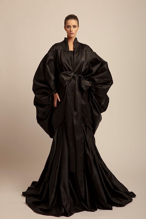 Satin Bubble Pleated Tie Front Bolero Jacket