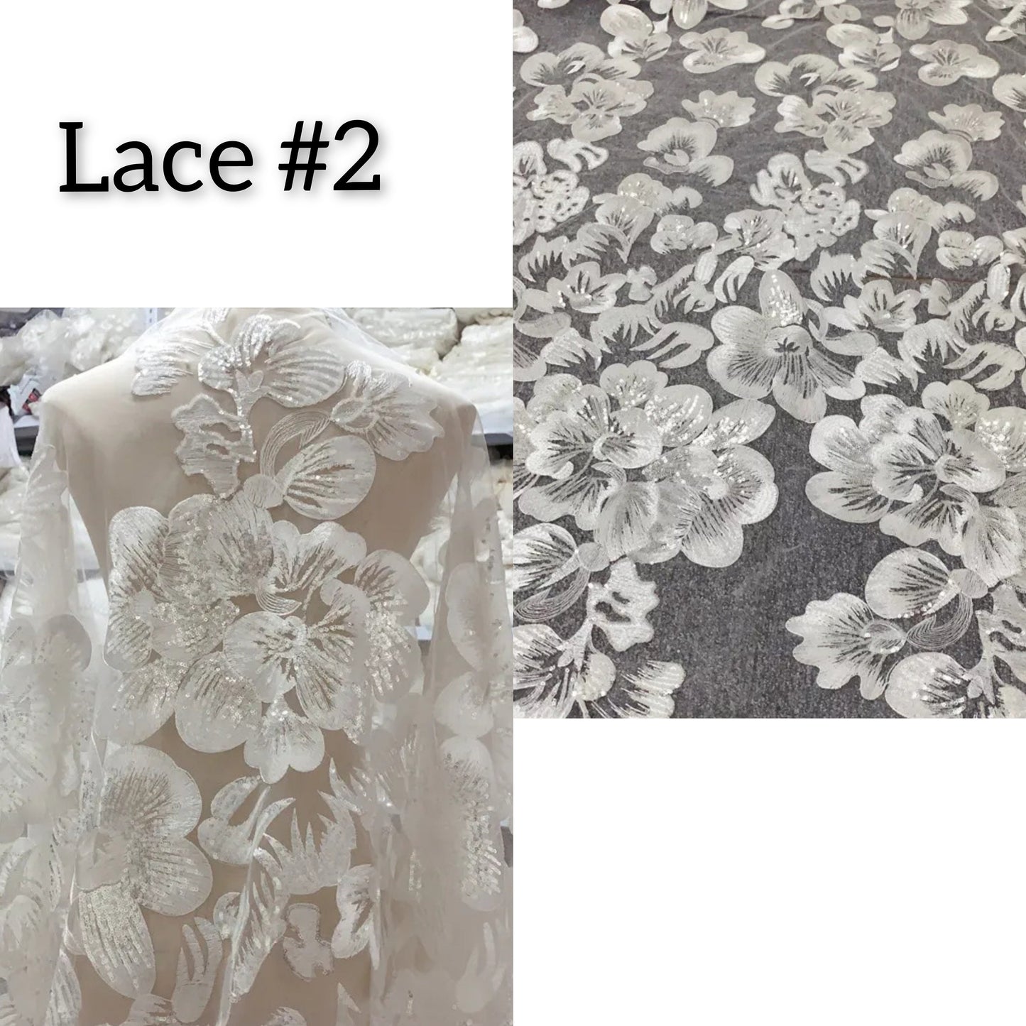 Delicate & Lovely Floral Lace Overhead Bolero Cape (Choice Of Lace)