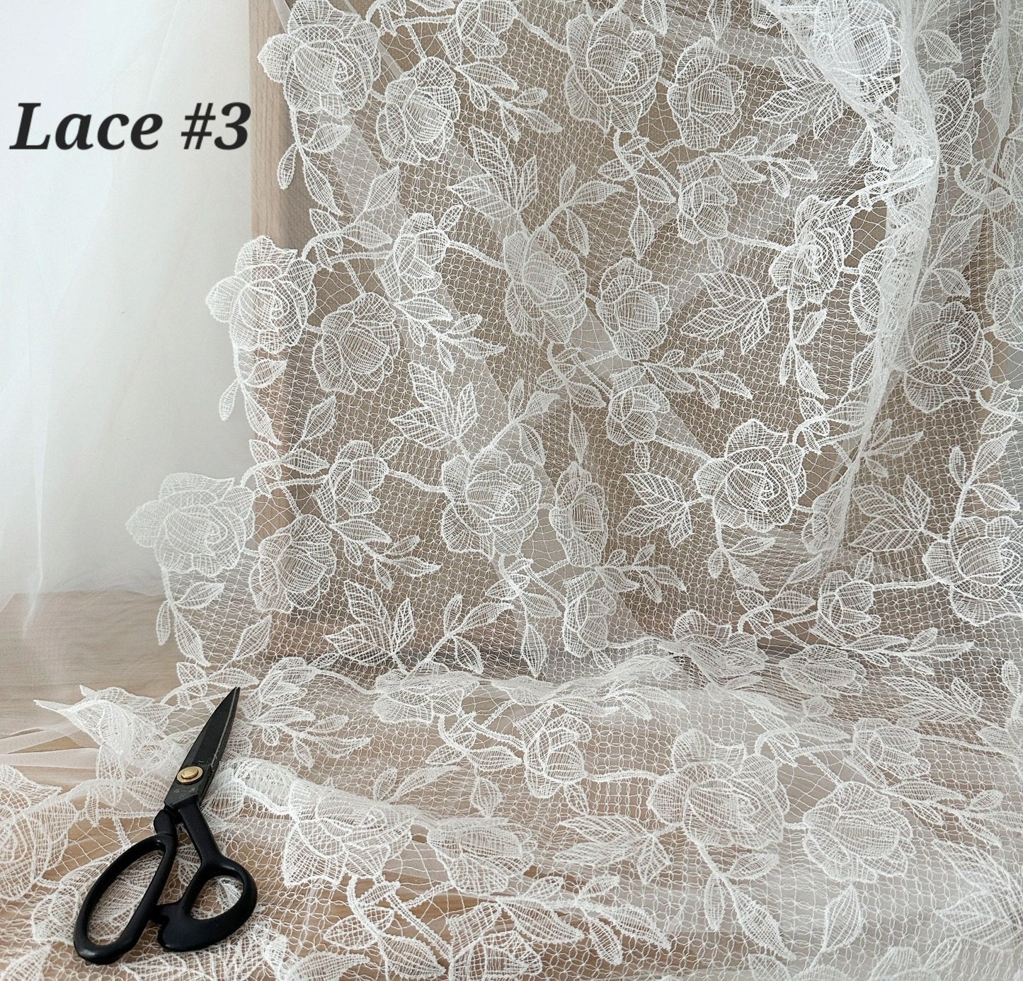 Delicate & Lovely Floral Lace Overhead Bolero Cape (Choice Of Lace)