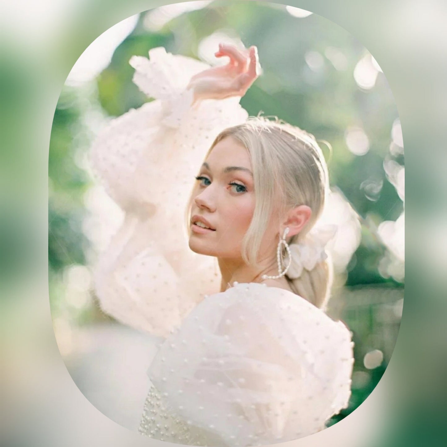 Ivory Pearl Beaded Detachable Long Bridal Sleeves - Elegant Customized Wedding Dress Accessories