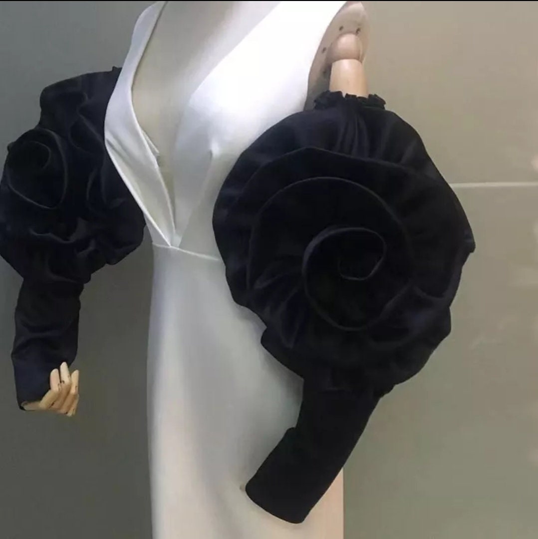 Rose Flower Detached Bridal/Fashion Sleeves
