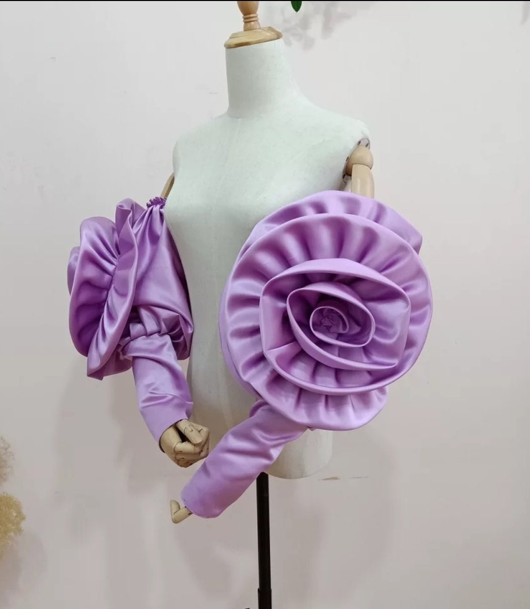 Rose Flower Detached Bridal/Fashion Sleeves