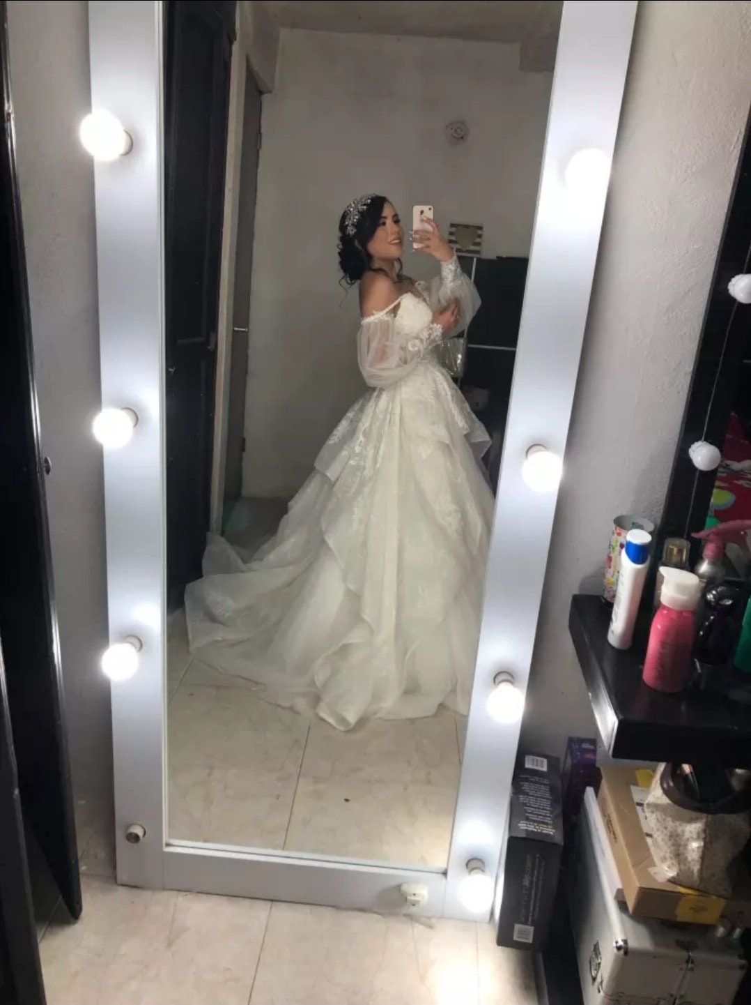 Appliquéd Lace And Tulle Detached Bridal Long Sleeves