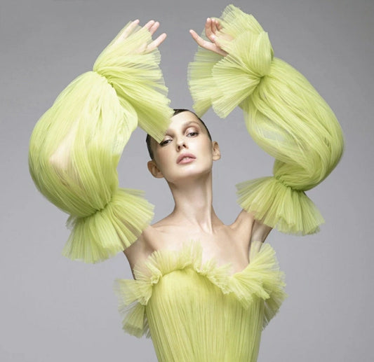 Full Length Double Layered Detached Sleeves