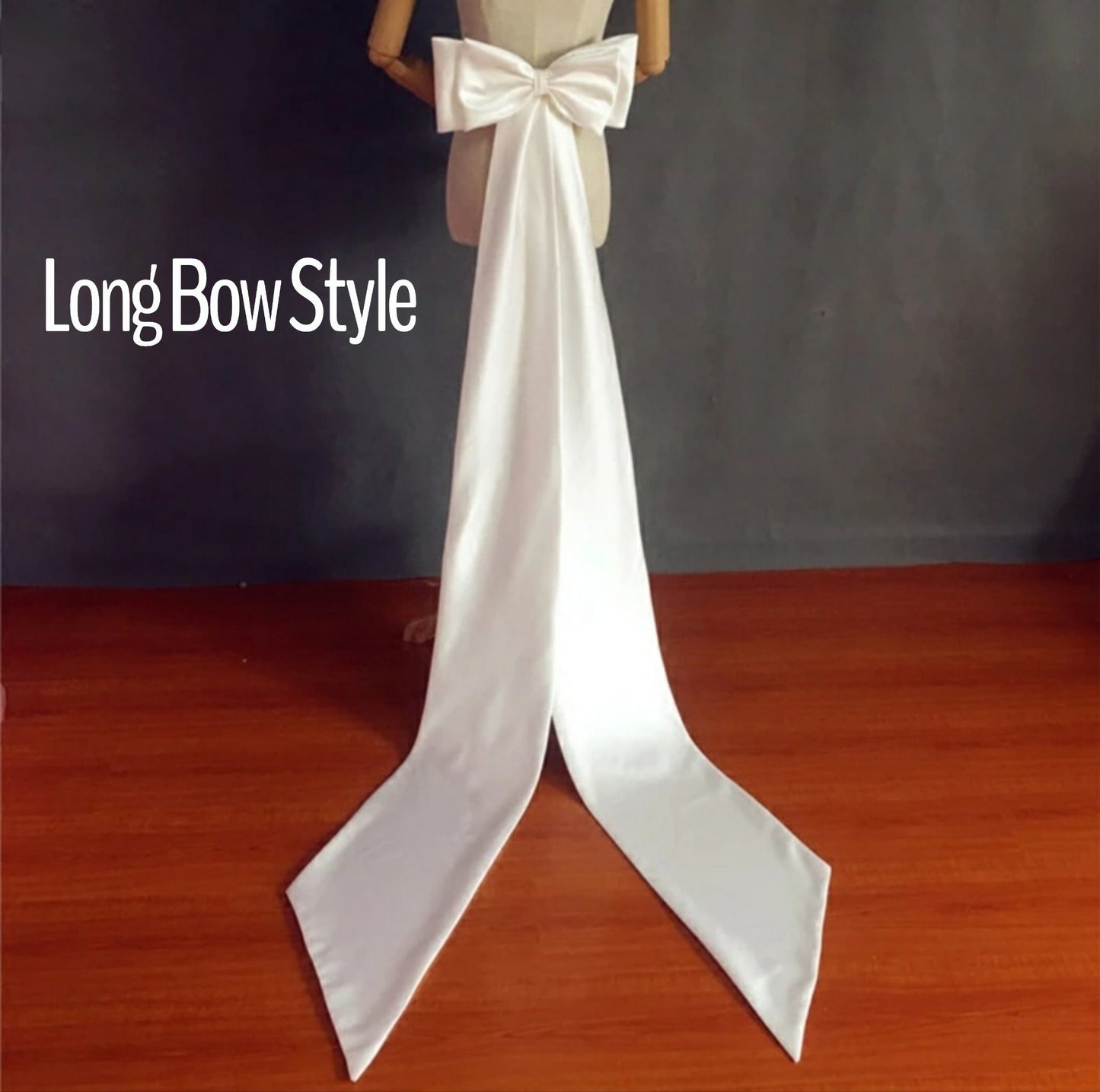 Simple Satin Detached Bridal Dress Bow
