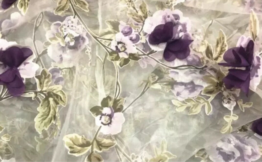 3D Delicate Floral Vine Detached Sleeves