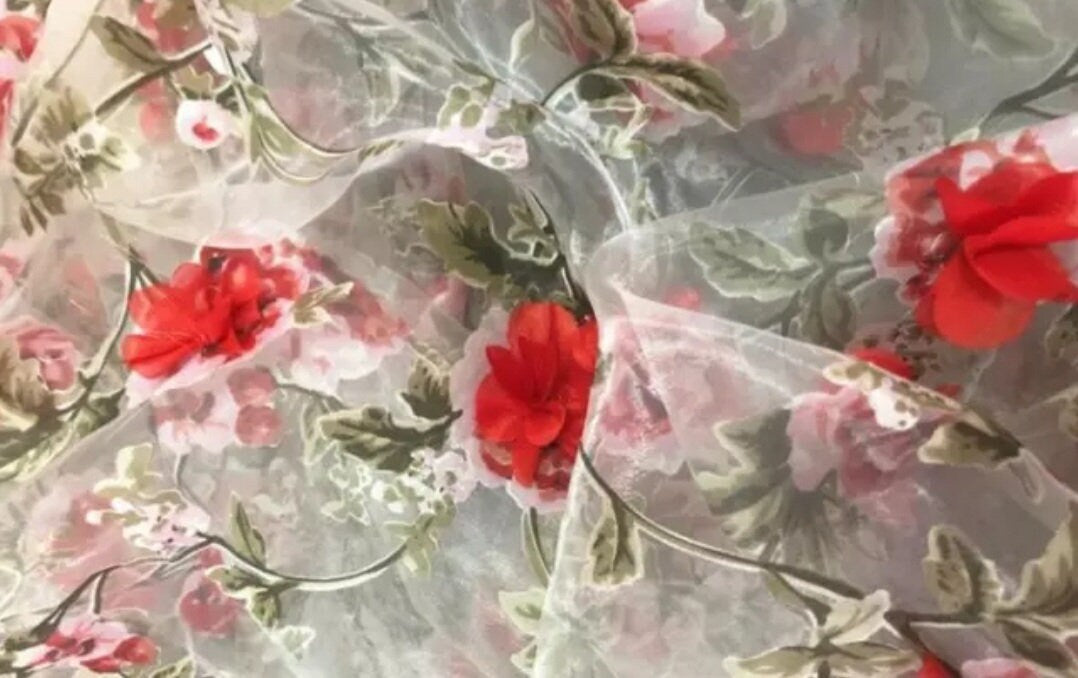 3D Delicate Floral Vine Detached Sleeves