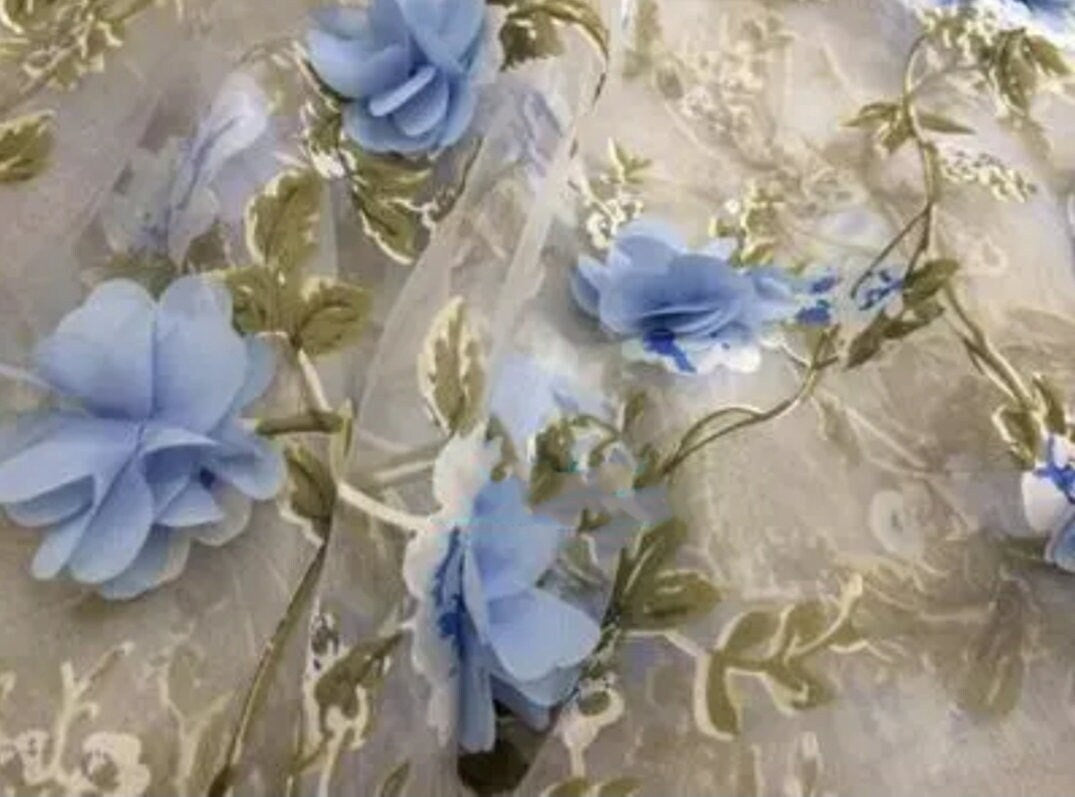 3D Delicate Floral Vine Detached Sleeves