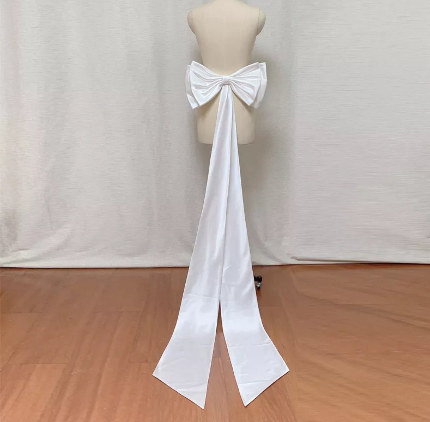 Simple Satin Detached Bridal Dress Bow