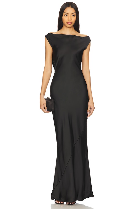 Low Back Draped Sleeveless Bridesmaid/Maid Of Honor Dress