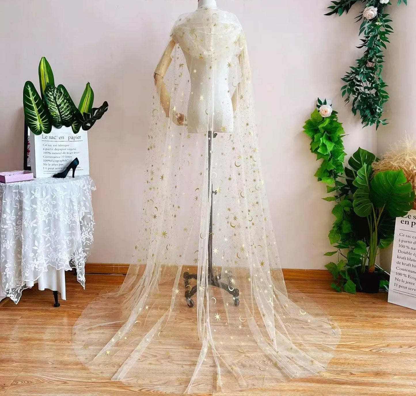 Celestial Simple Hooded Cape