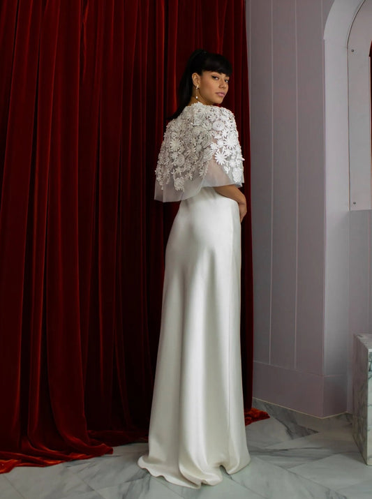 Short Floral Lace Bridal/Special Occasion Bolero