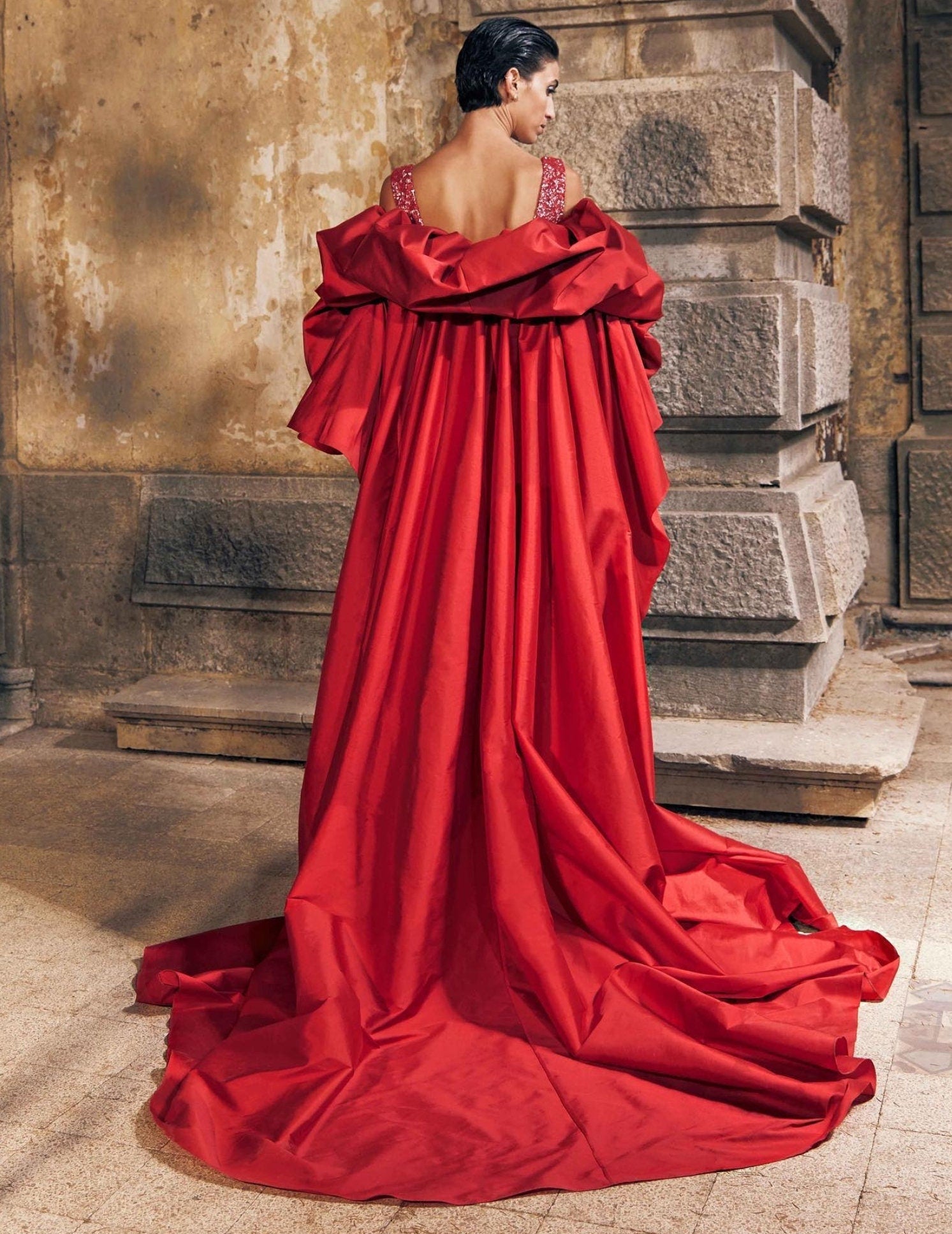 What To Over Formal When Cold Party Wear Ladies Evening Dress Jackets Ruffled Long Sleeve Taffetta Special Occasion Bridal Cape Jacket WenLeeBridal What To Over Formal When Cold Party Wear Ladies Evening Dress Jackets Ruffled Long Sleeve Taffetta Special Occasion Bridal Cape Jacket WenLeeBridal