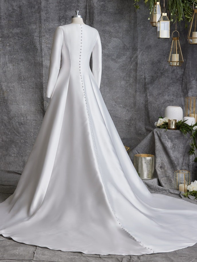 Beautiful Satin Bow Knot Front Tied Bridal Special Occasion Long Sleeve Jacket