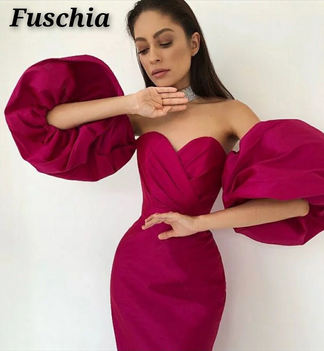Voluminous Detached Satin Half Bridal Sleeves