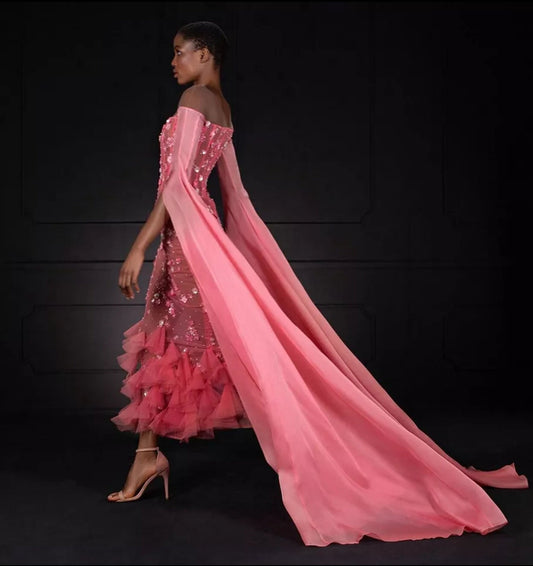 Detached Dramatic Full Floor Length Flare Fashion Statement Sleeves